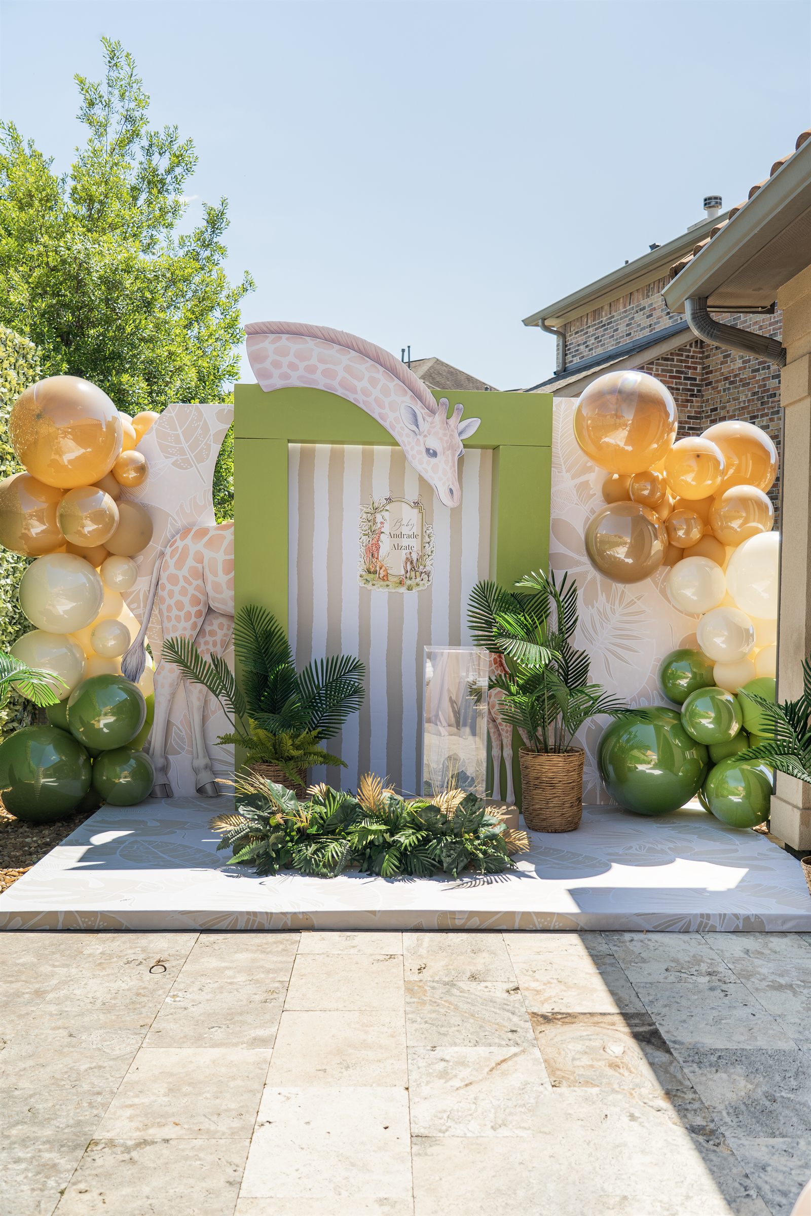 Detalles de decoración de baby shower